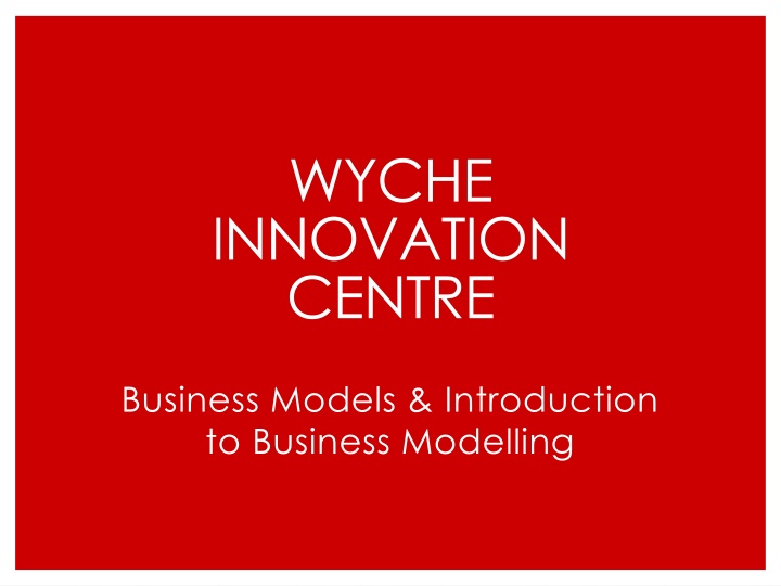 wyche innovation centre n.w