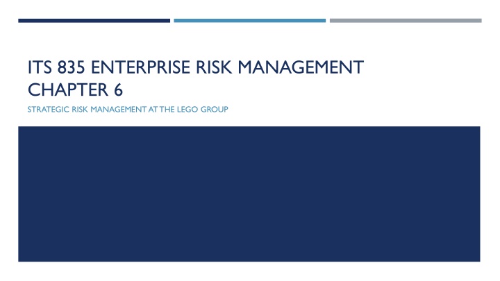 its 835 enterprise risk management chapter 6 n.w