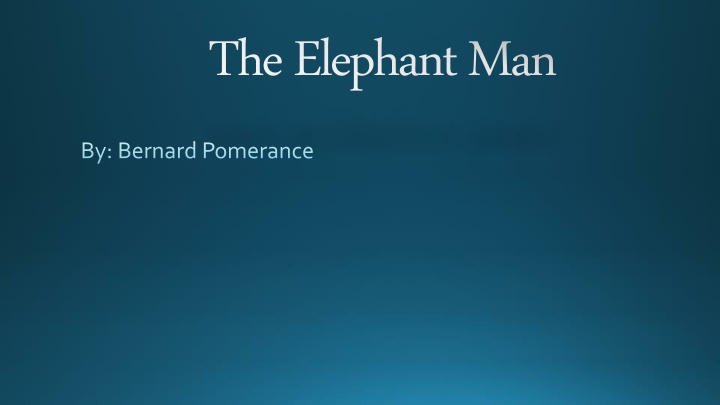 the elephant man n.w