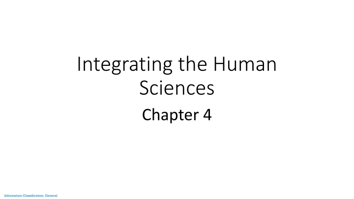 integrating the human sciences chapter 4 n.w