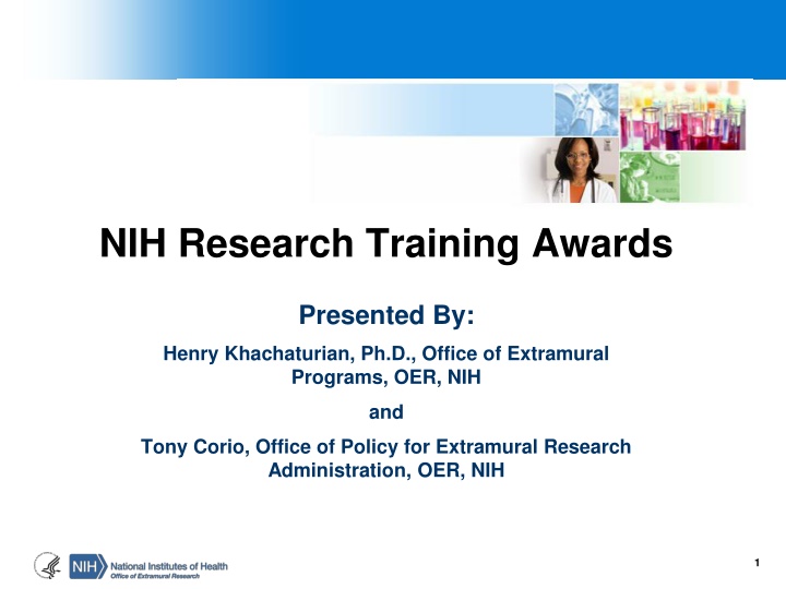 nih research training awards n.w