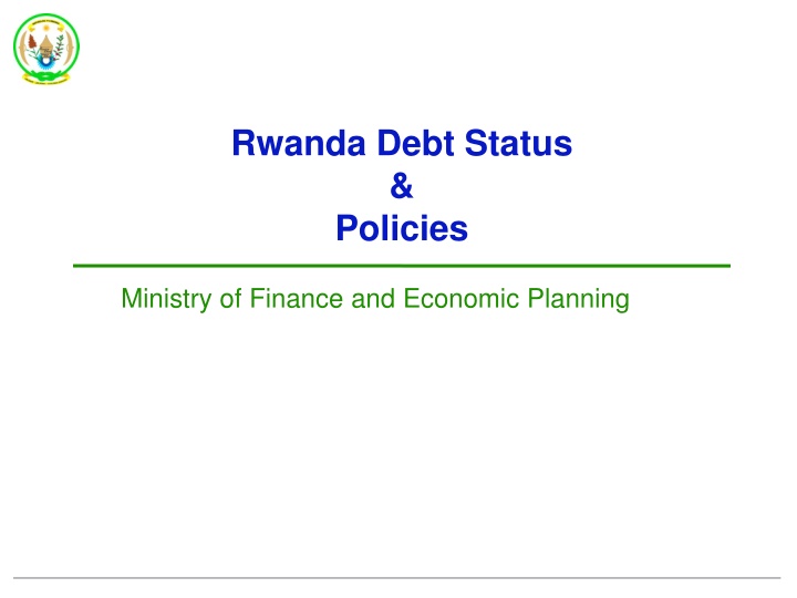 Rwanda Debt Status & Policies Analysis