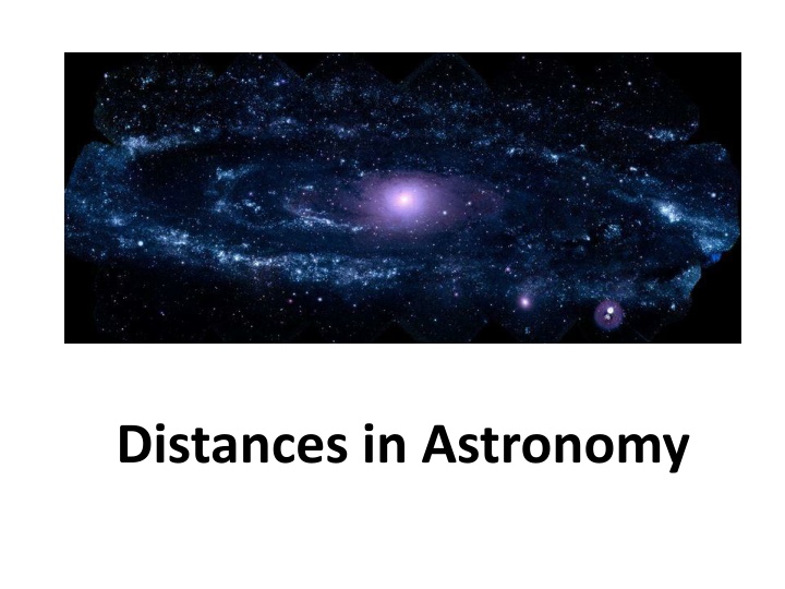 distances in astronomy n.w