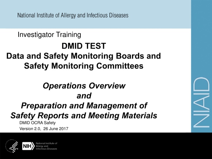 investigator training n.w