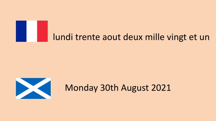 lundi trente aout deux mille vingt et un n.w
