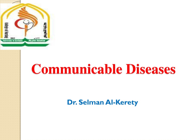 communicable diseases n.w