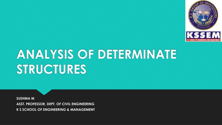 Analysis of Determinate Structures in Engineering Mechanics
