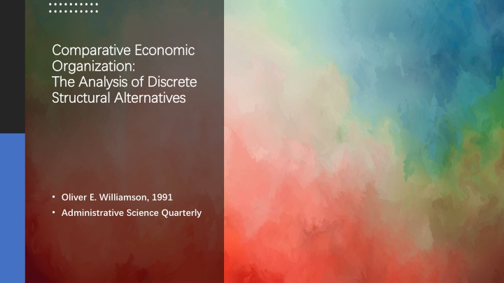 comparative economic comparative economic n.w