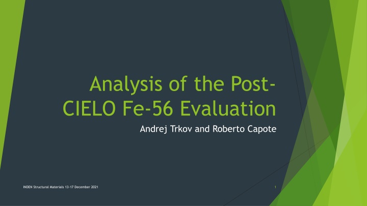 Analysis of Fe-56 CIELO Evaluation Issues