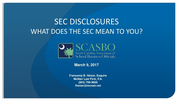 sec disclosures what does the sec mean to you n.w