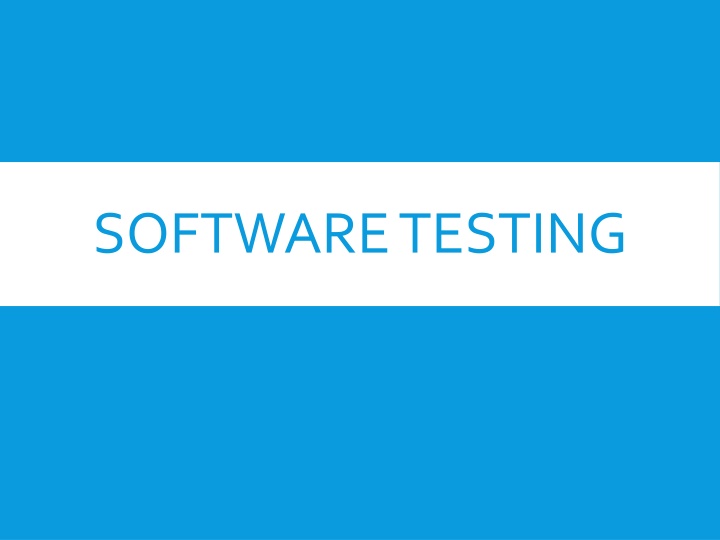 software testing n.w