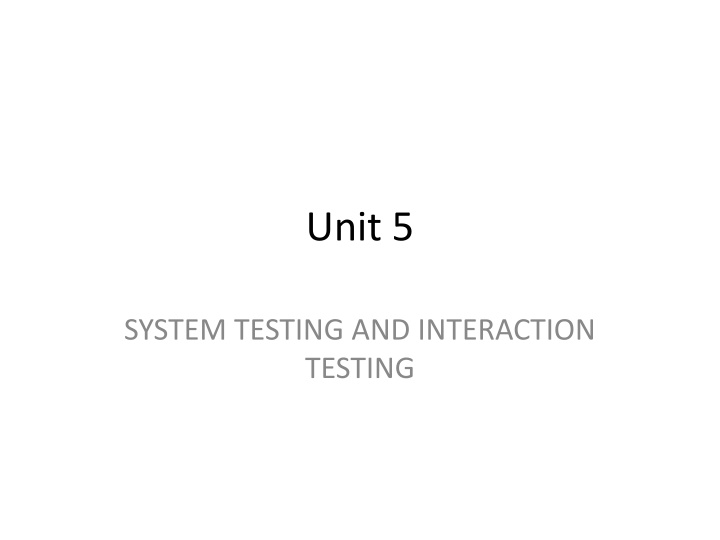 unit 5 n.w
