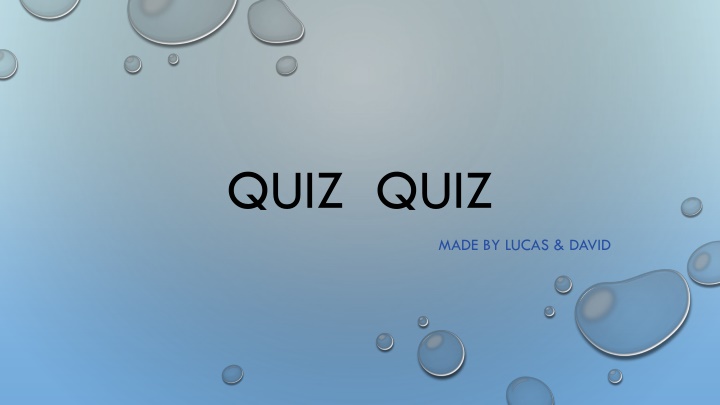 quiz quiz n.w