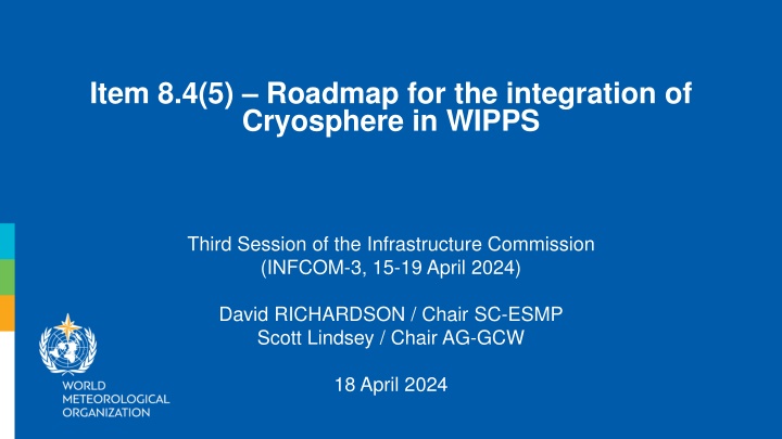 item 8 4 5 roadmap for the integration n.w