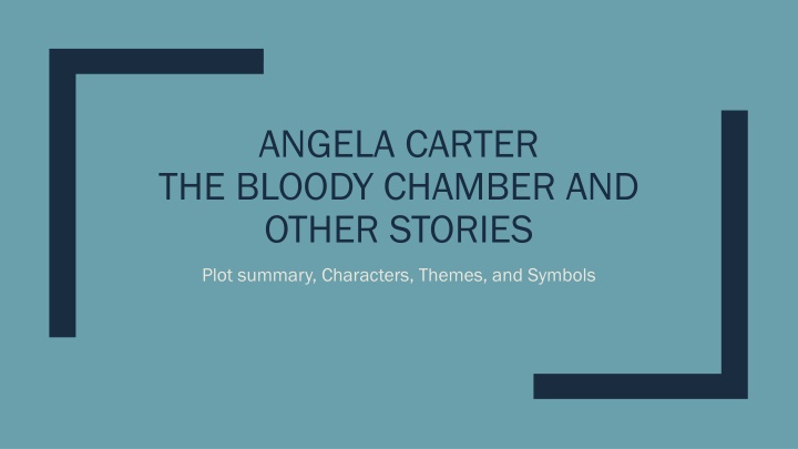 angela carter the bloody chamber and other stories n.w