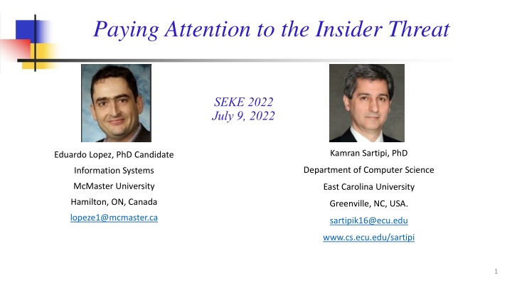 paying attention to the insider threat n.w