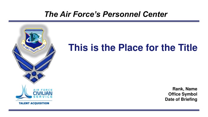 the air force s personnel center n.w