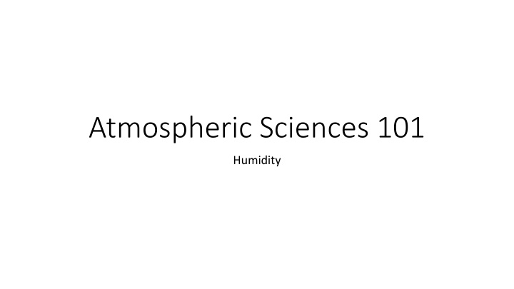 atmospheric sciences 101 n.w