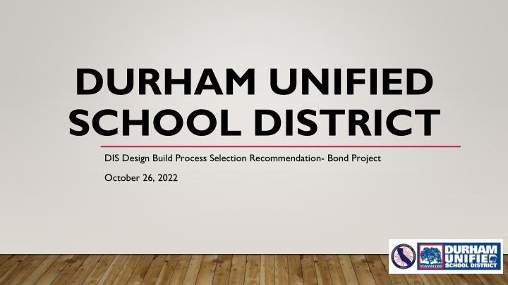 durham unified school district dis design build n.w
