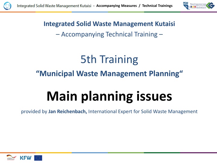 accompanying measures technical trainings n.w