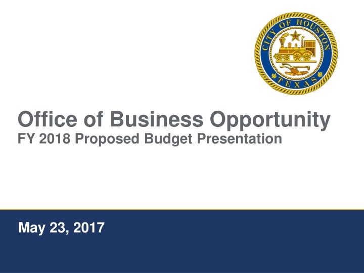 office of business opportunity fy 2018 proposed n.w