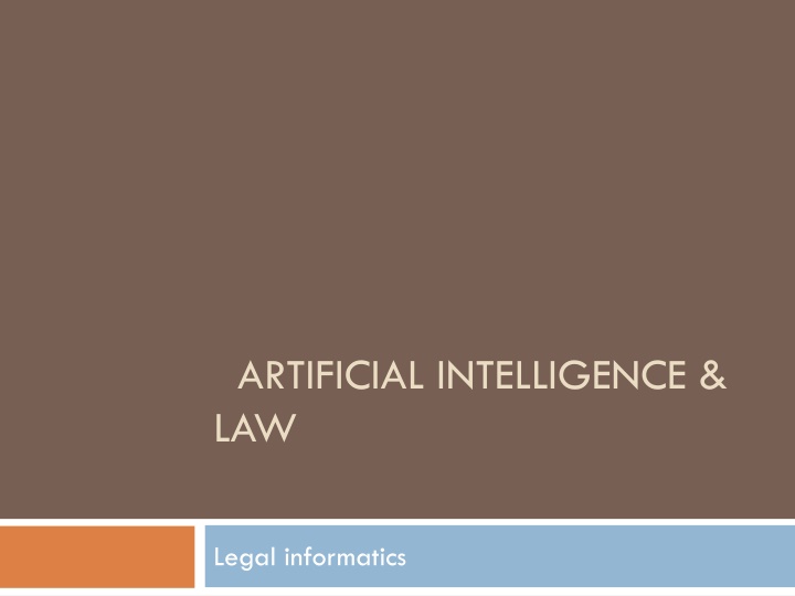 artificial intelligence law n.w