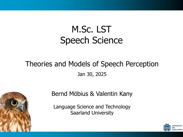 m sc lst speech science n.w