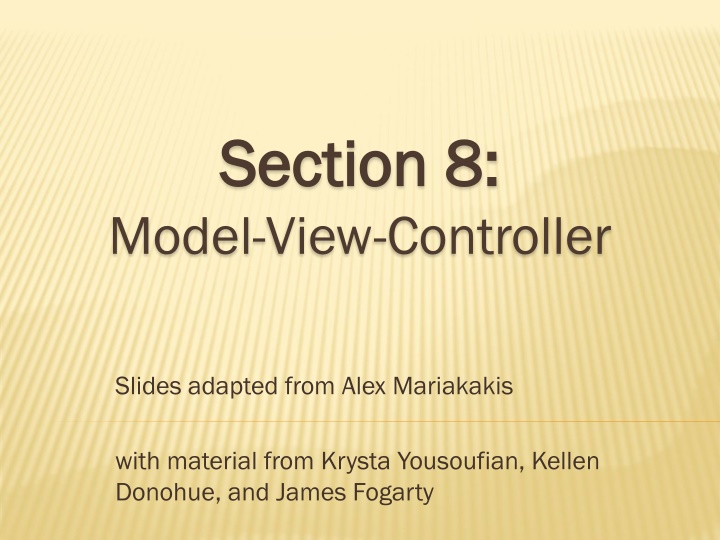 section section 8 8 model view controller n.w