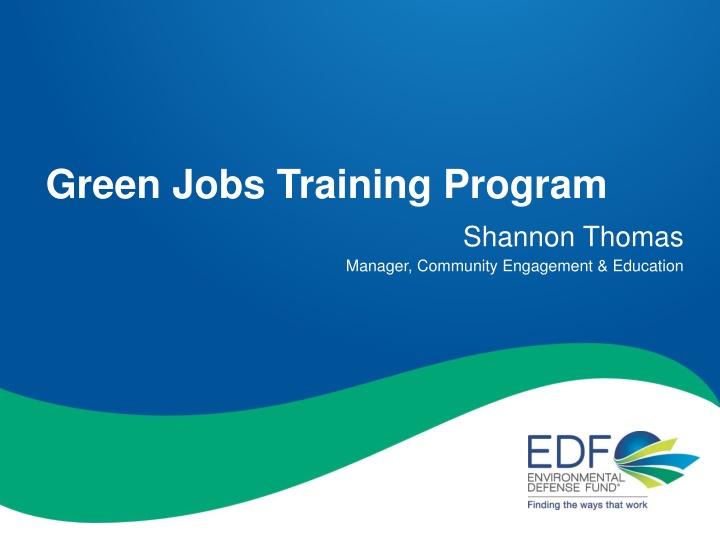 green jobs training program n.w
