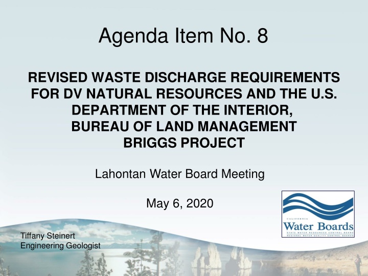agenda item no 8 n.w
