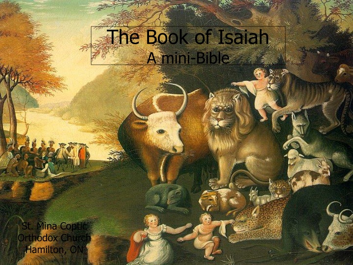 the book of isaiah a mini bible n.w