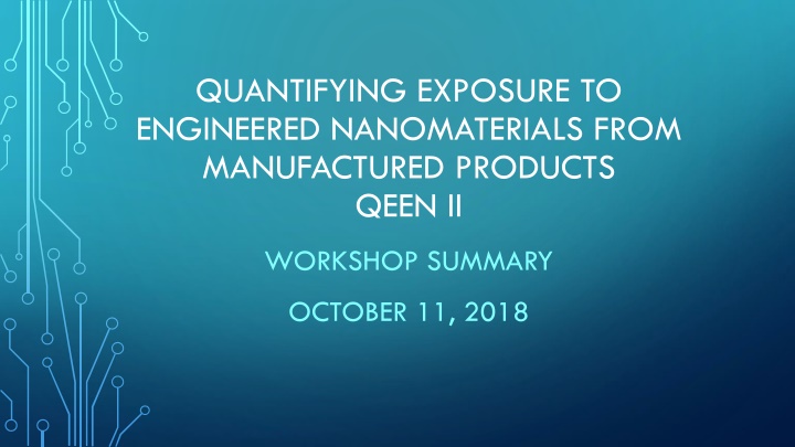 quantifying exposure to engineered nanomaterials n.w