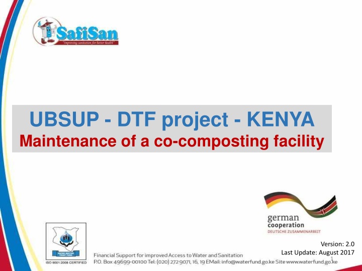 ubsup dtf project kenya maintenance n.w