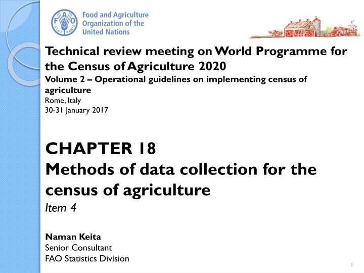 technical review meeting on world programme n.w
