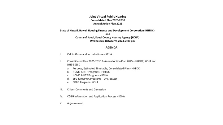 joint virtual public hearing consolidated plan n.w