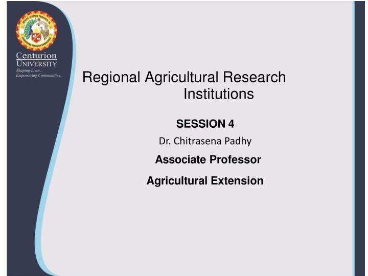regional agricultural research institutions n.w