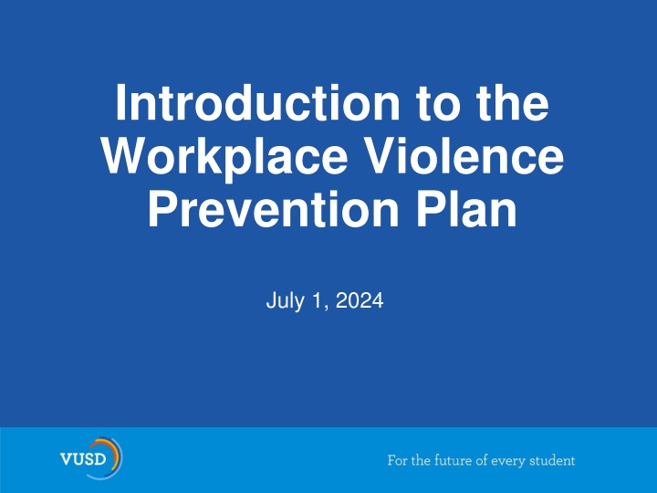 introduction to the workplace violence prevention n.w