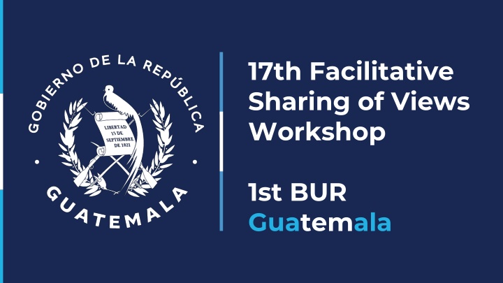 17th facilitative sharing of views workshop n.w