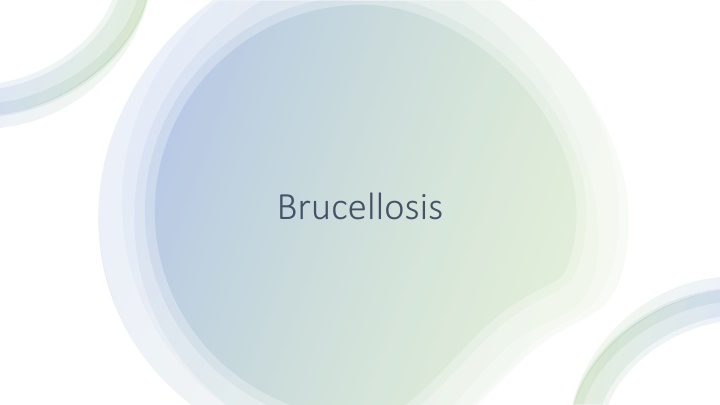 brucellosis n.w