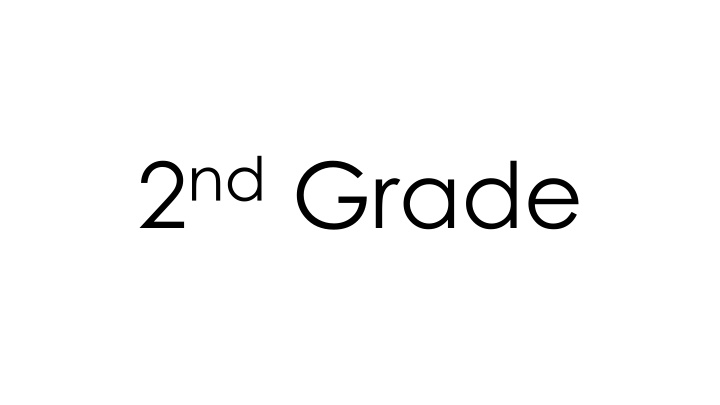 2 nd grade n.w
