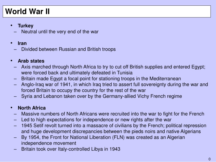 world war ii n.w
