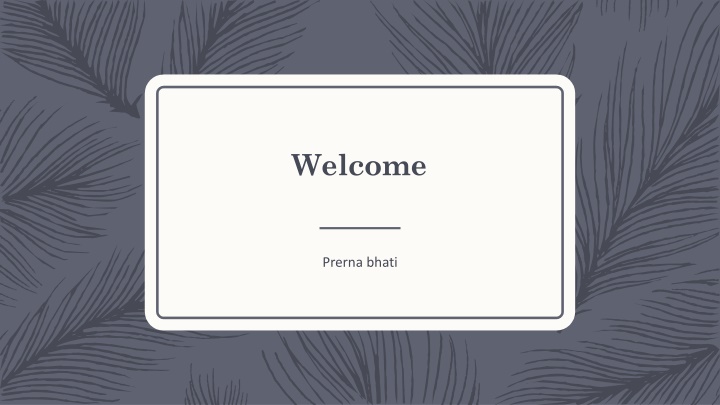 welcome n.w