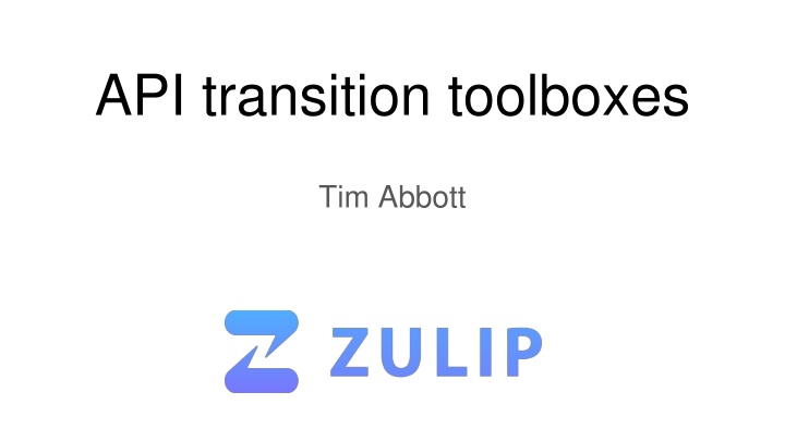 api transition toolboxes n.w