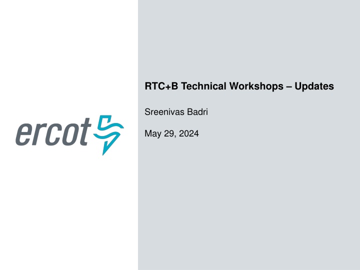 rtc b technical workshops updates sreenivas badri n.w