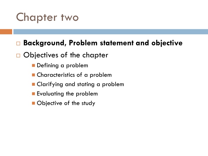 chapter two n.w