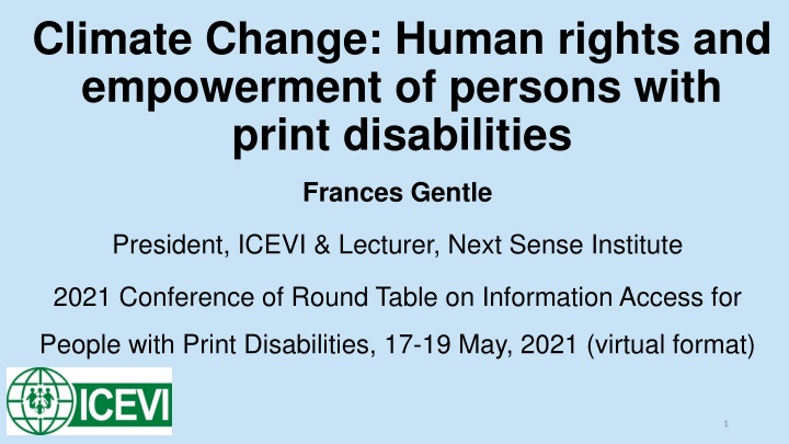 climate change human rights and empowerment n.w