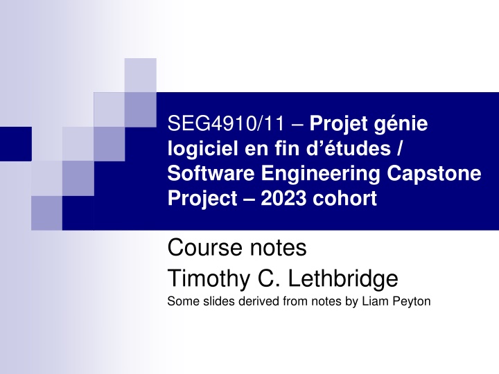 seg4910 11 projet g nie logiciel en fin d tudes n.w