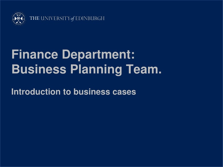 finance department business planning team n.w