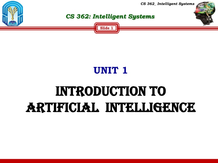 cs 362 intelligent systems n.w
