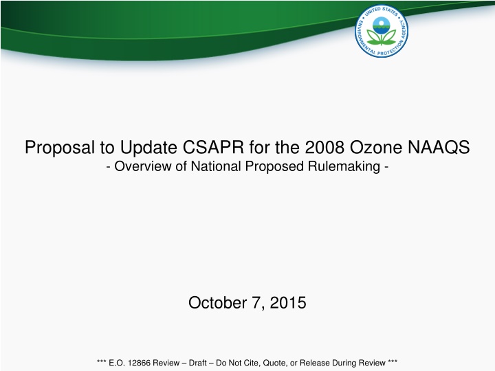 proposal to update csapr for the 2008 ozone naaqs n.w